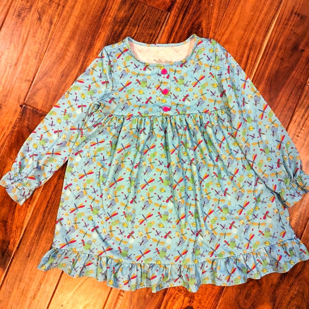 Wellie wishers size 6 dragonfly American girl dress
